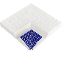 Угловой (внутренний) элемент с поручнем SertekPool 12х12 см. кобальт