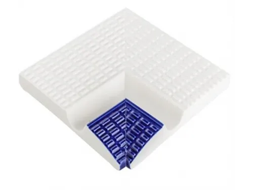 Угловой (внутренний) элемент с поручнем SertekPool 12х12 см. кобальт