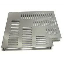 Угловой элемент АТ 12.03 (ш. 245 мм., 90 гр.) для перфорированной решетки из нерж. стали AISI-304/316