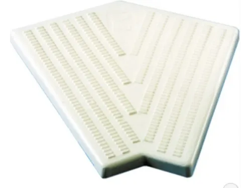 Угол 45гр. с голубым отливом для переливной решетки (250мм Н34) Kripsol RS 251.C