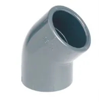 Отвод (угольник) д. 110 мм. клеевое ПВХ 45° Effast