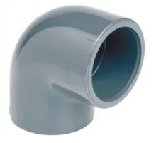 Отвод (угольник) д. 90 мм. клеевое ПВХ 90° Effast