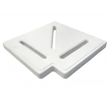 Угол 90гр. для переливной решетки (245 мм. H25мм.) Aquaviva