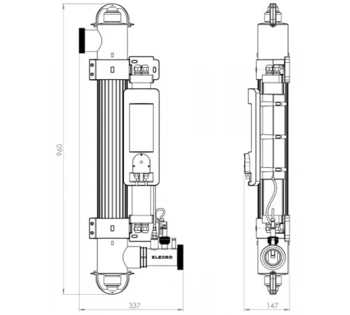 Ультрафиолетовая установка (55 Вт) Elecro Quantum Q-65