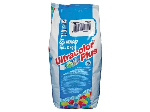 УЛЬТРАКОЛОР ПЛЮС затирка швов, цвет белый, Mapei