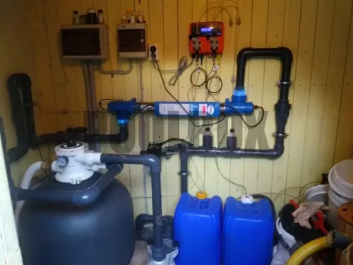 Станция контроля и дозирования хим. реагентов (PH/Redox) Micromaster WDPHRH EMEC (мембранные насосы)