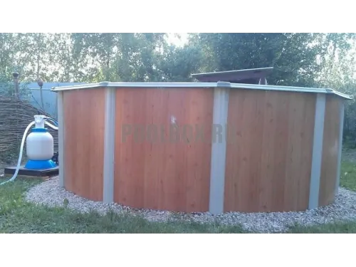 Каркасный бассейн Эсприт - Биг д. 3,60 х 1,35 м., Atlantic Pool (каркас/пленка/скиммер-пакет/фильтр/лестница)