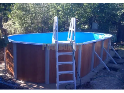 Каркасный бассейн Эсприт - Биг 10 х 5.5 х 1,35 м., Atlantic Pool (каркас/пленка/скиммер-пакет/фильтр/лестница)