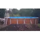 Каркасный бассейн Эсприт - Биг 7.3 х 3,7 х 1,35 м., Atlantic Pool (каркас/пленка/скиммер-пакет/фильтр/лестница)