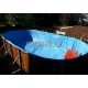 Каркасный бассейн Эсприт - Биг 7.3 х 3,7 х 1,35 м., Atlantic Pool (каркас/пленка/скиммер-пакет/фильтр/лестница)