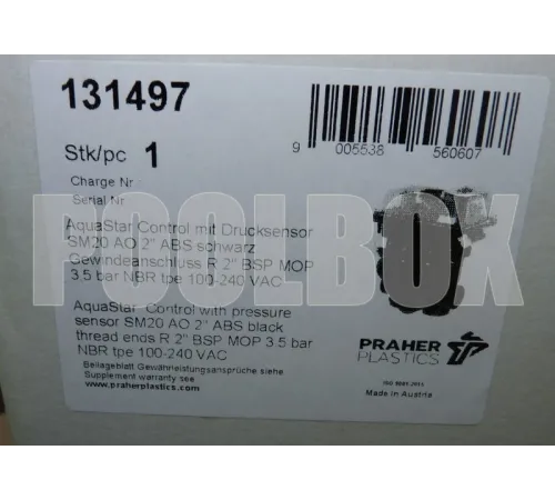 Вентиль автоматический (боковой) Aquastar Control Praher 131497 (2")