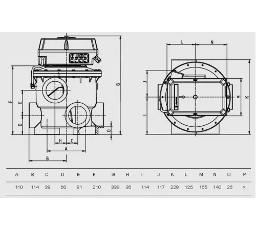 Вентиль автоматический (боковой) Aquastar Comfort 3001 Praher (1 1/2")