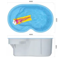 Композитный бассейн Вестфол 4,0*2,5*1,5 м., Франмер