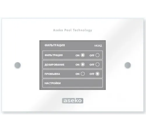 Внешний сенсорный информационный дисплей EXT Aseko