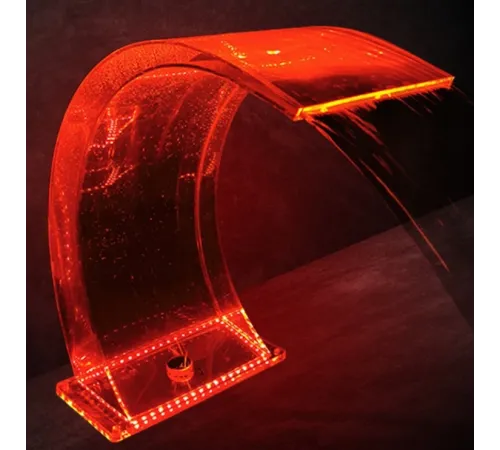 Водопад акриловый (300 мм.) Aquaviva с LED подсветкой RGB