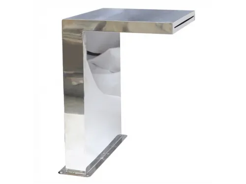 Водопад Aquaviva Г-образный 700x500 мм из нерж. стали AISI-304