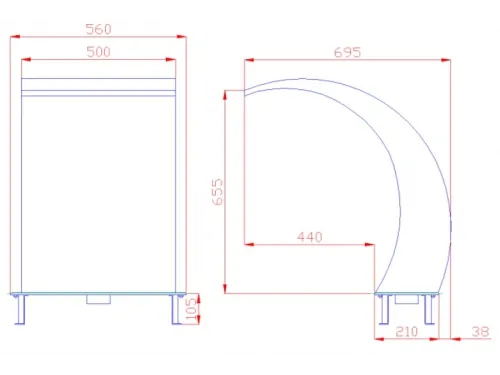 Водопад из нерж. стали Рондо 500 MV 5