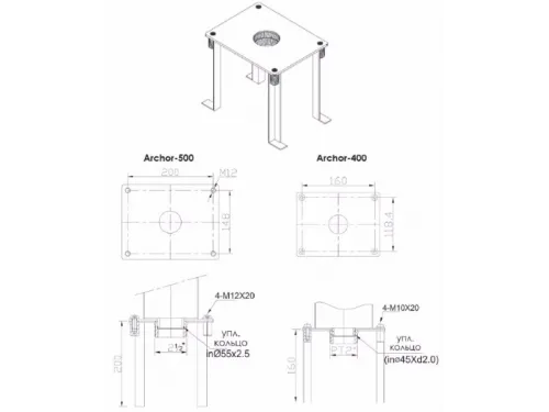 Водопад Aquaviva Cobra AQ-5060 (500х600 мм) из нерж. стали AISI-304