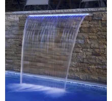 Водопад Aquaviva PB 300-150(L) (ш. 300 мм., излив 150 мм.) стеновой пластиковый с LED подсветкой