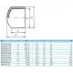 Заглушка д. 63мм. клеевая ПВХ Effast