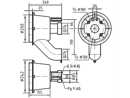 Закладная Fitstar для противотока Тайфун-Дуо (7613050)