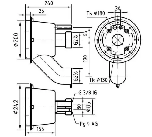 Закладная Fitstar для противотока Тайфун-Дуо (7613050)