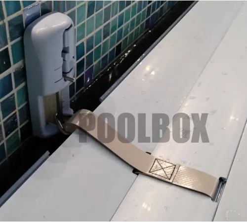 Замок безопасности DELTA LOCK для фиксации жалюзей для скиммерного бассейна