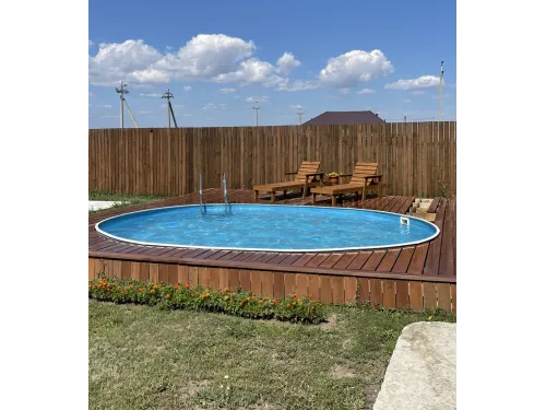 Бассейн ЛАГУНА овальный 7 х 3 х 1,25 м