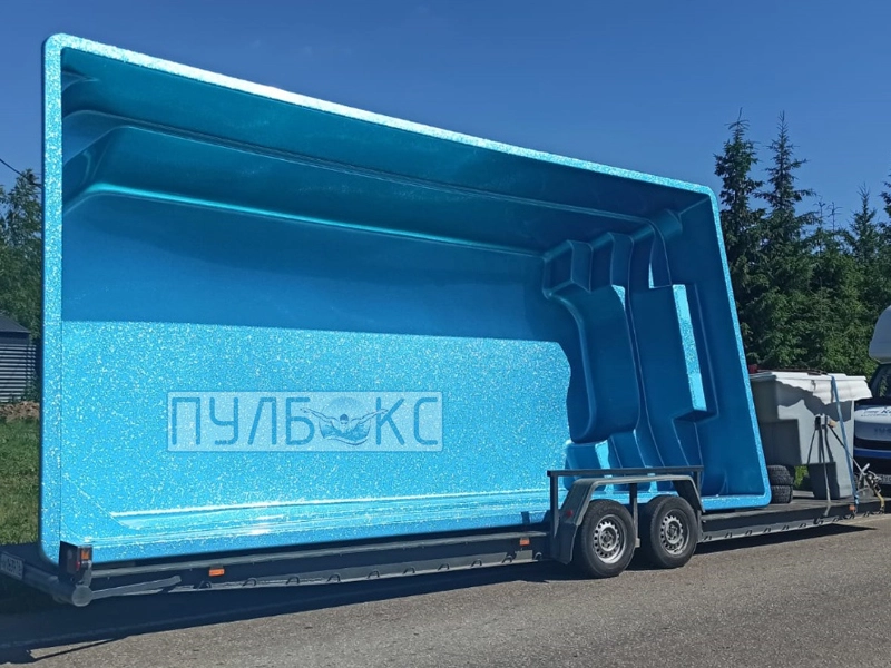 Доставка чаши на объект специализированным транспортом