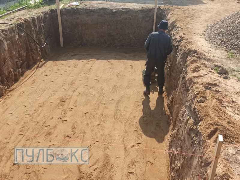 Разработка котлована согласно Технического задания