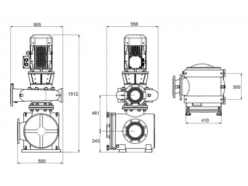 Насос (175 м3/ч, 11 кВт/ч, 380В) PSH FDN-132V (1FN11502V4V)