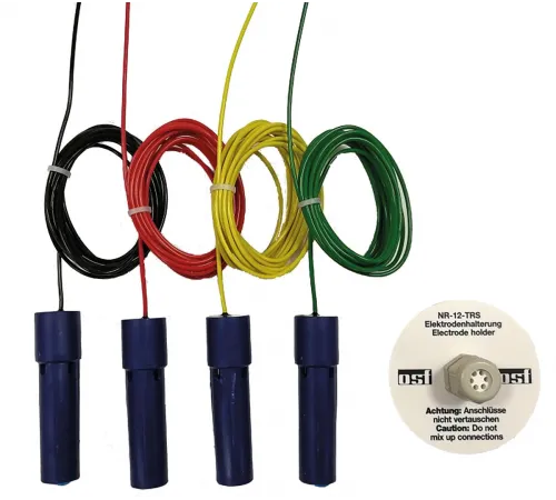 Комплект из 4 электродов OSF н/с V2A с держателем цветной кабель 3м (303.000.0113)