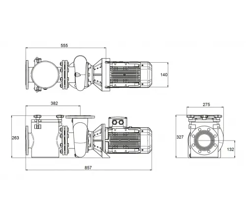 Насос (42 м3/ч, 2.2 кВт/ч, 380В) PSH FDN-15 (1FN30300E4V)