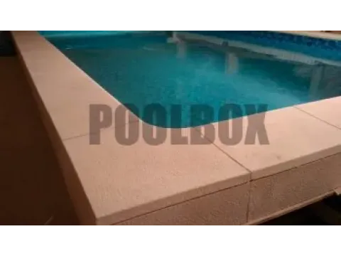 Отделка бортика бассейна