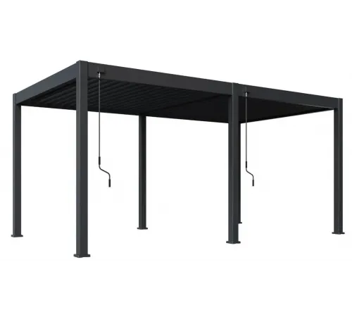 Пергола Aquaviva Нео Отдельностоящая 3X4м RAL 7015 (Антрацит)