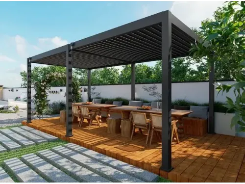 Пергола Aquaviva Нео Отдельностоящая - 6X3м RAL 9016 (Белая)