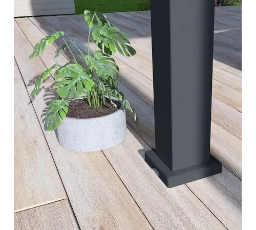 Пергола Aquaviva Нео Отдельностоящая 3X4м RAL 7015 (Антрацит)