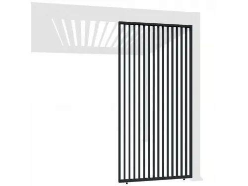 Фиксированная вертикальная боковая панель - 1.0м Белая