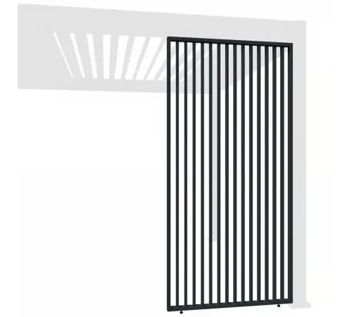 Фиксированная вертикальная боковая панель - 1.0м Белая