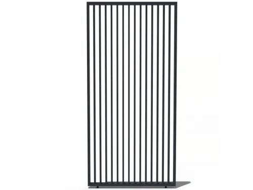 Фиксированная вертикальная боковая панель - 1.3м Антрацит