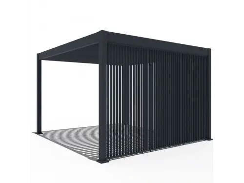 Фиксированная вертикальная боковая панель - 1.3м Антрацит