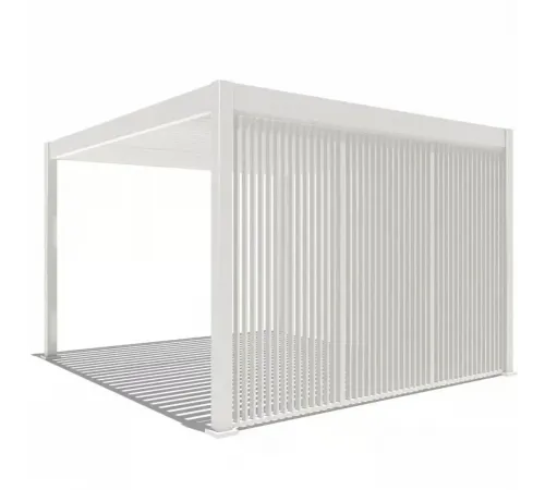 Фиксированная вертикальная боковая панель - 1.0м Белая