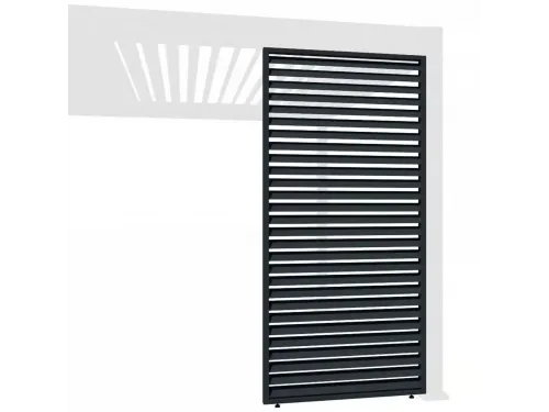 Фиксированная горизонтальная боковая панель- 1.2М Белая