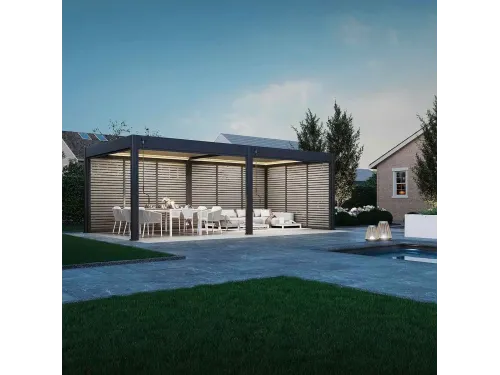 Фиксированная горизонтальная боковая панель- 1.2М Черная