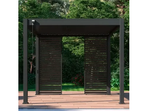 Фиксированная горизонтальная боковая панель- 1.2М Черная