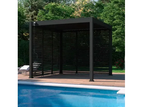 Фиксированная горизонтальная боковая панель- 1.2М Черная