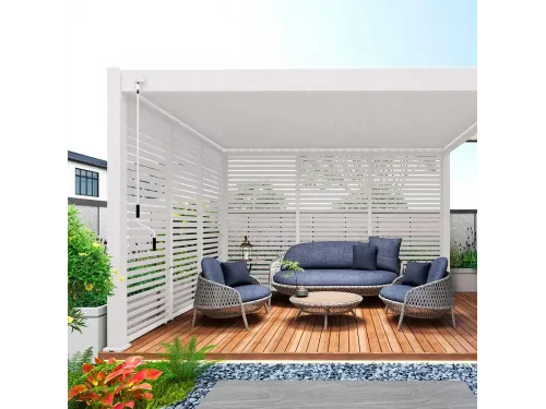 Фиксированная горизонтальная боковая панель- 1.2М Черная