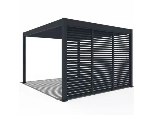 Фиксированная горизонтальная боковая панель- 1.2М Черная