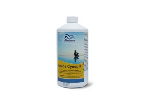 Альба супер К альгицид непенящийся 14%  1л.  Chemoform