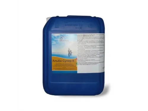 Альба супер К альгицид непенящийся 14% 30л.  Chemoform
